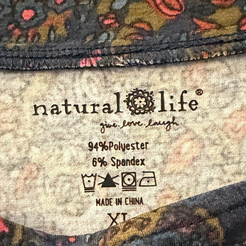 NATURAL LIFE Navy Floral Maxi Dress - Picture 4 of 4